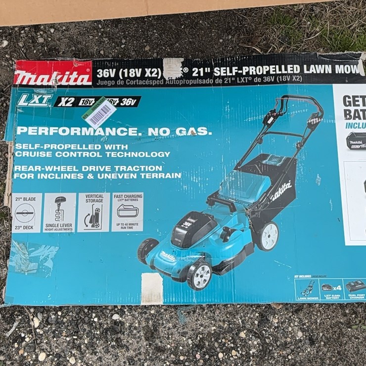 NEW MAKITA 18V X 2 LXT 21" LAWN MOWER 36 VOLT