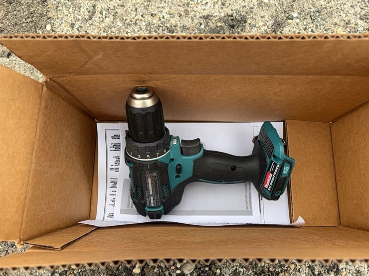 new-makita-18v-compact-1/2"-drill-driver---xfd01z---1-yr-factor-warranty---recon-new-support-equipment-image-1