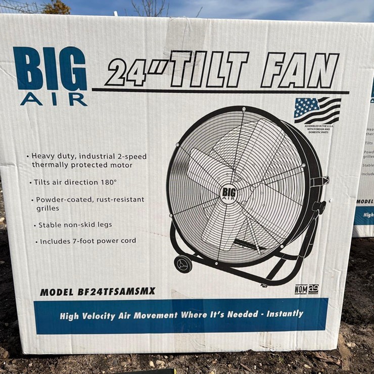 NEW 24 " FAN - 3 SPEED ADJUSTABLE HEAD NEW SUPPORT EQUIPMENT