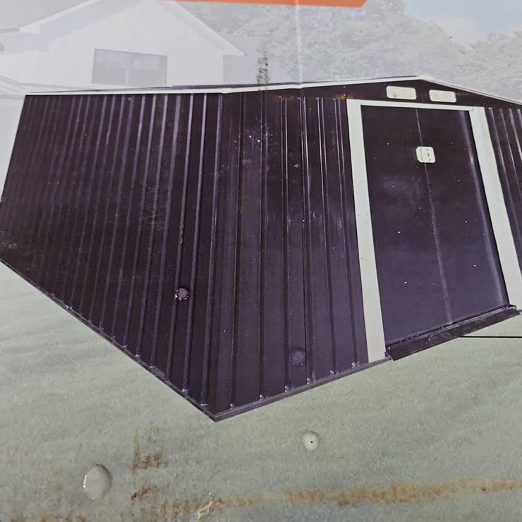 LANDHONOR GALVANIZED METAL SHED