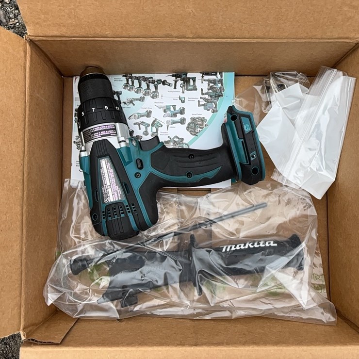 NEW MAKITA 18V COMPACT 1/2" HAMMER DRILL DRIVER - XPH03Z - 1 YR FACTOR WARRANTY - RECON NEW SUPPORT EQUIPMENT