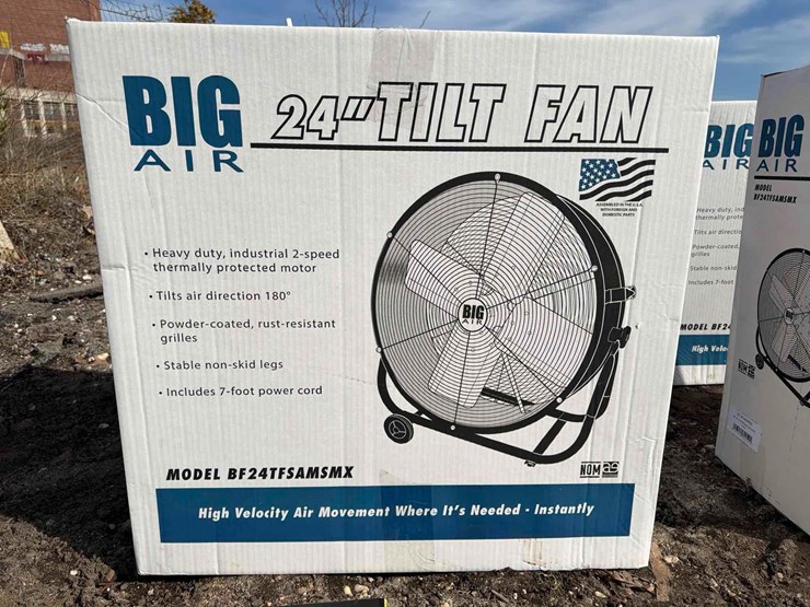 new-24-"-fan---3-speed-adjustable-head-new-support-equipment-image-1