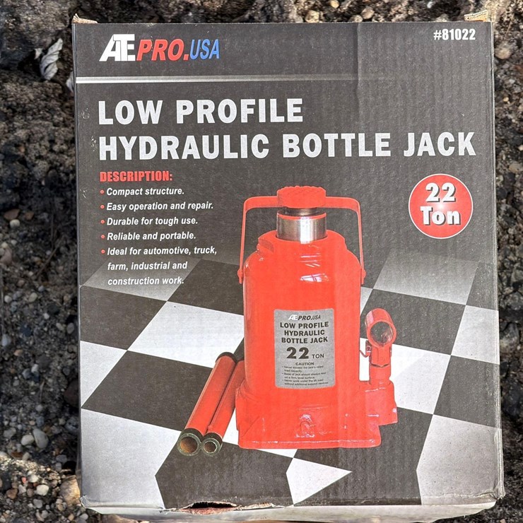 NEW 22 TON BOTTLE JACK - NEW SUPPORT EQUIPMENT