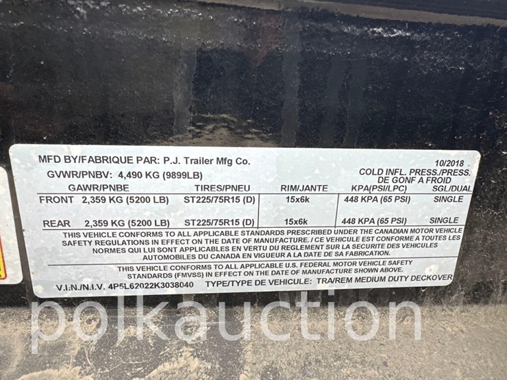 2074---pj-trailer-(vin#-4p5l62022k3038040)-image-2