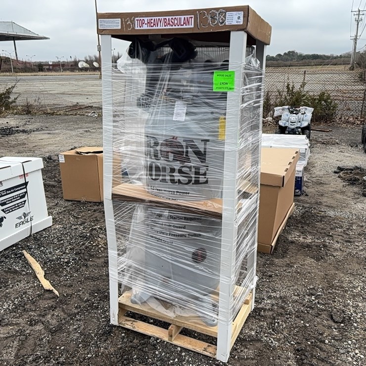 NEW IRON HORSE 6 HP 60 GAL SHOP AIR COMPRESSOR,