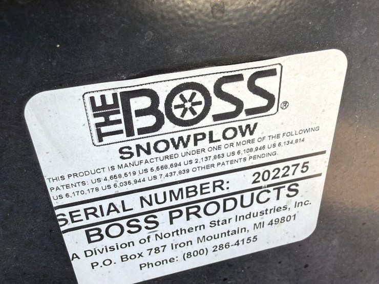 2040---boss-smart-shield-power-v-dxt-snow-blade---9'2",-like-new-image-7