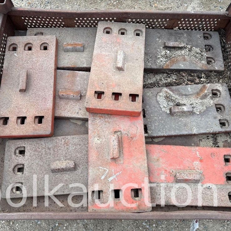 2211 - (7) FRONT WEIGHTS (SOLD x $) - FROM THE LARRY POLK ESTATE