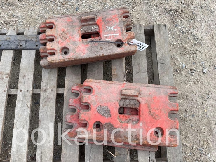 2222---(4)-30-series-front-weights-(sold-x-$)---from-the-larry-polk-estate-image-1