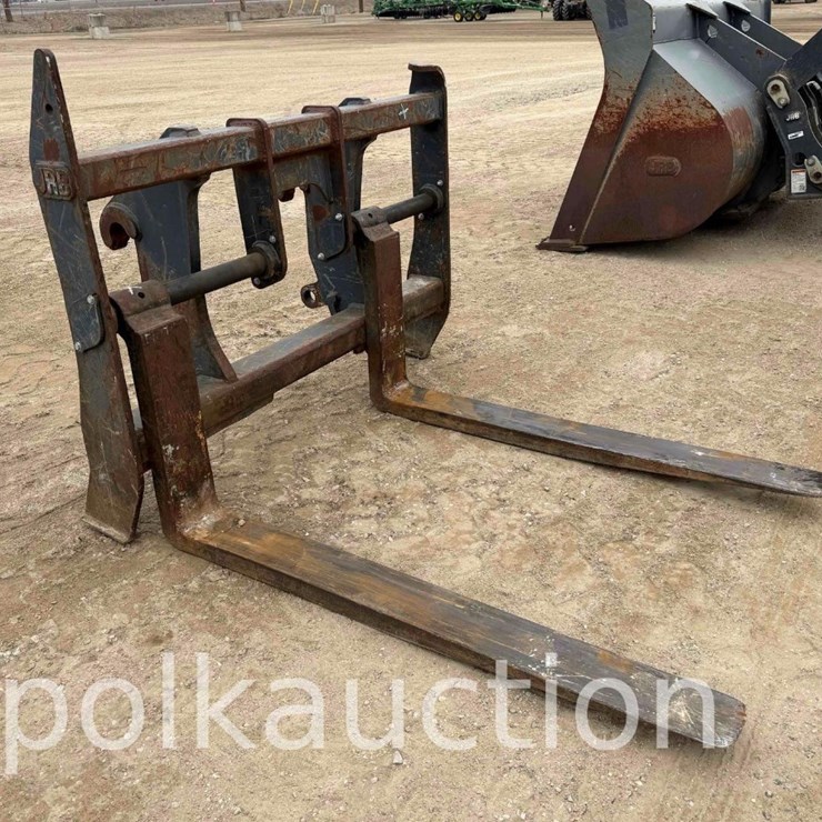 2094 - APPX 5' WHEEL LOADER FORK ATTACHMENT