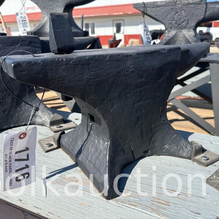 1716 - 21" x 4.5" ANVIL - FROM THE HARLAN BEER ESTATE