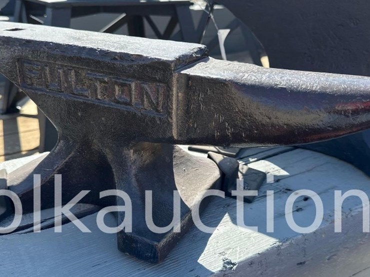 1731---21.5"-x-3.5"-anvil---from-the-harlan-beer-estate-image-1