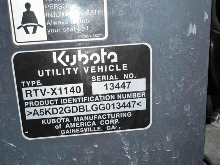 1801---kubota-diesel-rtv-x1140-(sn#-a5kd2gdblgg013447)-image-2