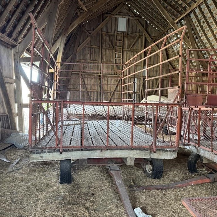 K&K 16' bale rack & gear