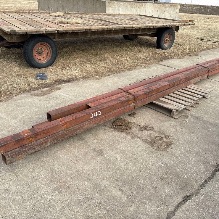 100’ of 3 1/2” x 3 1/2” Square Tubing