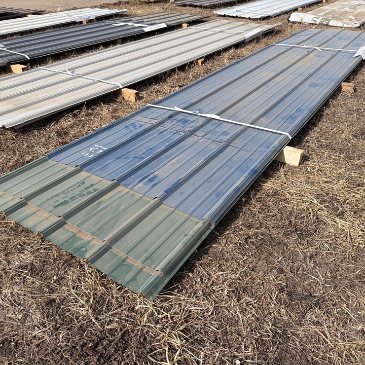 Unused Blue & Green Steel