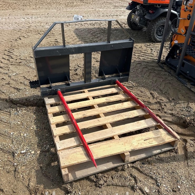 SKIDSTEER 2-PRONG BALE SPEAR
