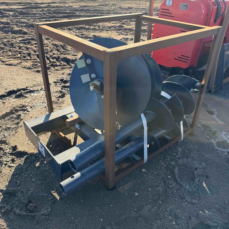 Skid Steer Post Auger