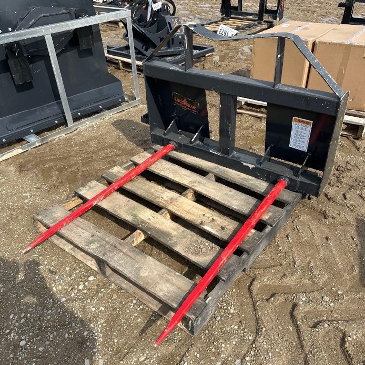 SKIDSTEER 2-PRONG BALE SPEAR