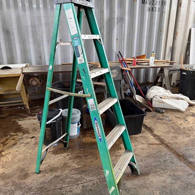 WERNER 6 FIBERGLASS LADDER