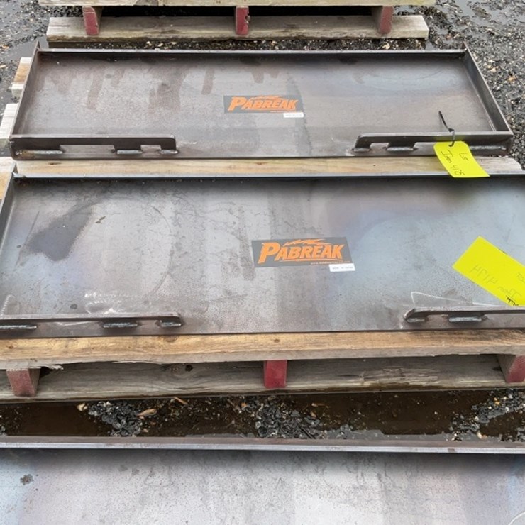2025 Pabreak Skid Steer Plate (NEW)