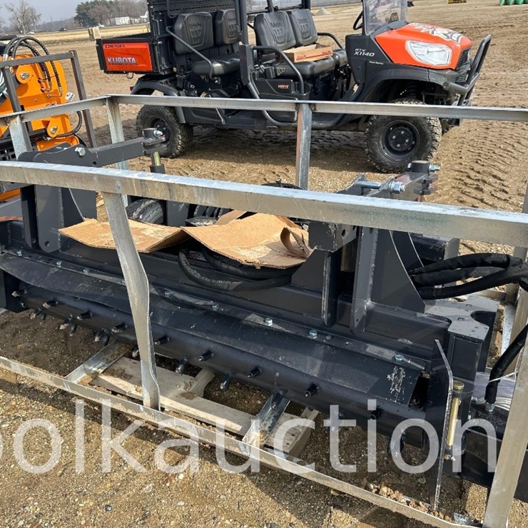 SKIDSTEER HARLEY 72" POWER RAKE