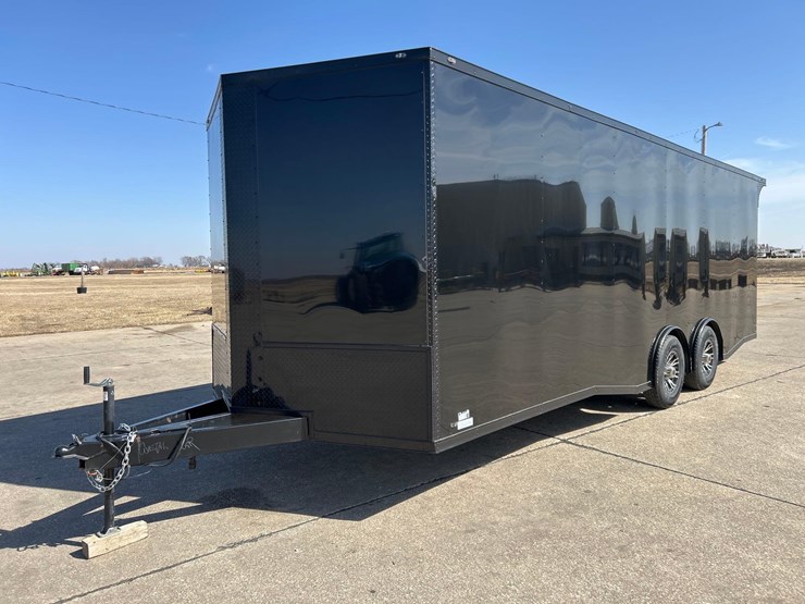 like-new--2025-steel-pines-cargo-llc-8-1/2ft-x-24ft-bumper-hitch-enclosed-trailer--1-owner-image-1