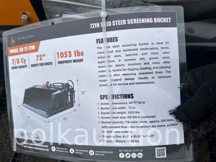 skid-steer-screening-bucket---72"-image-2