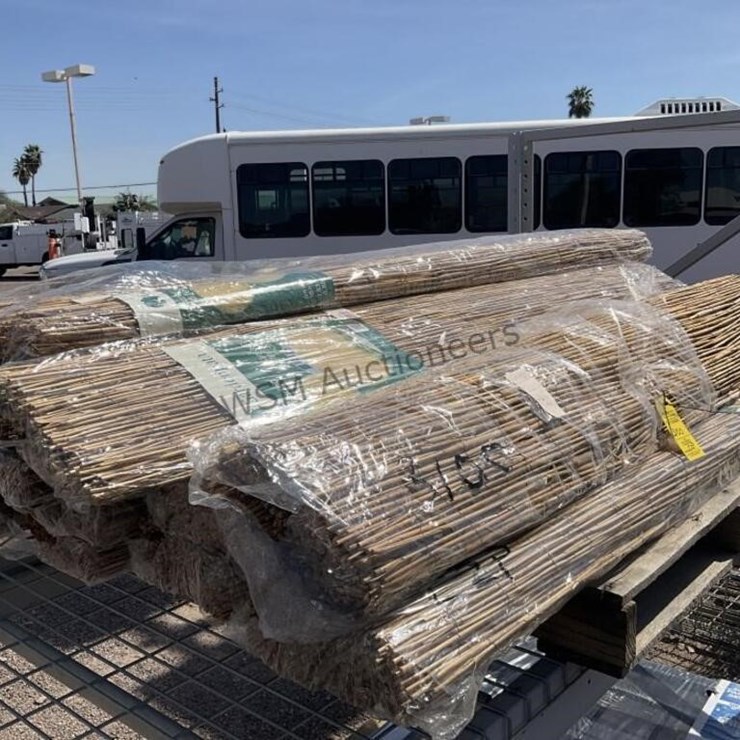 PALLET OF NATURAL REED FENCING