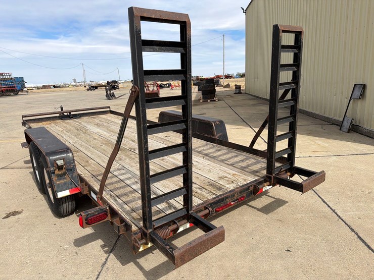 2006-dressen-80”-x-18ft-bumper-hitch-flatbed-trailer-image-6