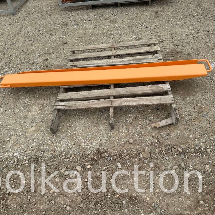 SKID STEER PALLET FORK EXTENSIONS - 8'