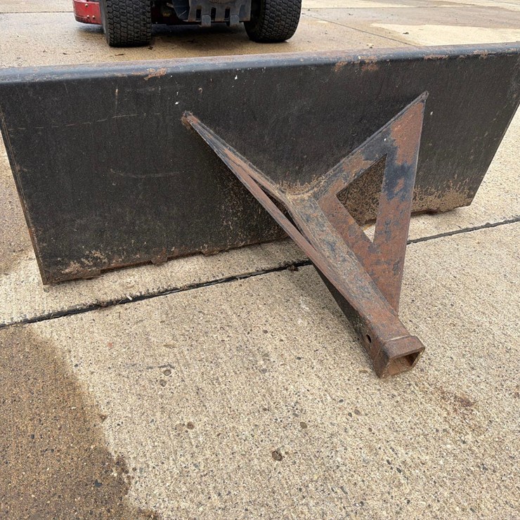 Skidloader Receiver Hitch Plate