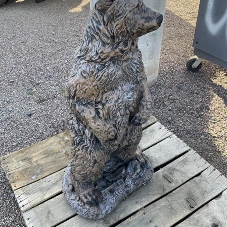 CONCRETE BEAR STATUE
