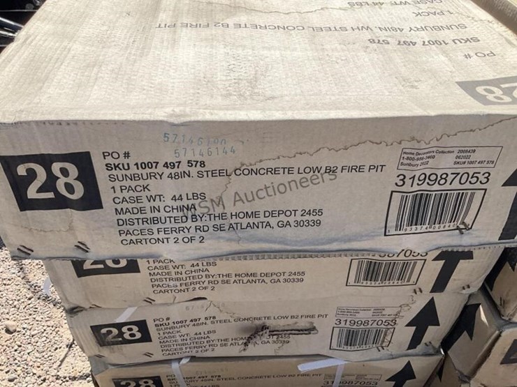 pallet-of-sunbury-48in-steel-concrete-fire-pits-image-5