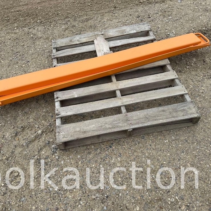 SKID STEER PALLET FORK EXTENSIONS - 8'