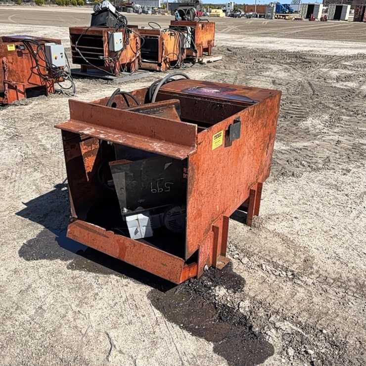 HYDRAULIC POWER 2 CYLINDER PRESSURE BOX SUPPORT EQUIPMENT