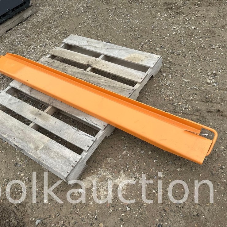SKID STEER PALLET FORK EXTENSIONS - 8'
