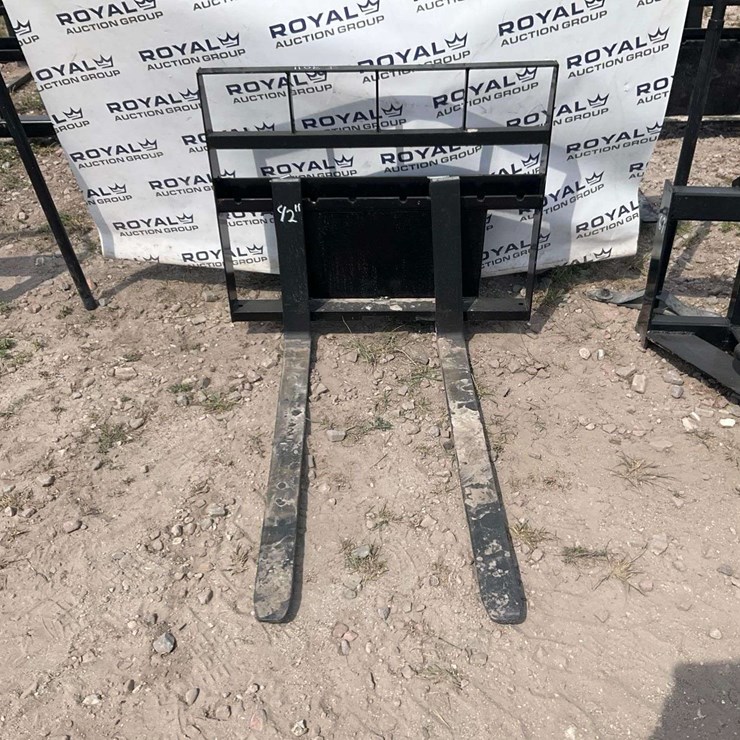 Kivel 42in Forks and Frame Mini Skid Steer Attachment