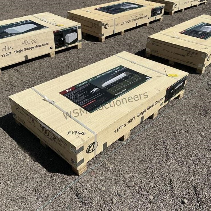 KJ K1119 11FT X 19FT ALL-STEEL CARPORT