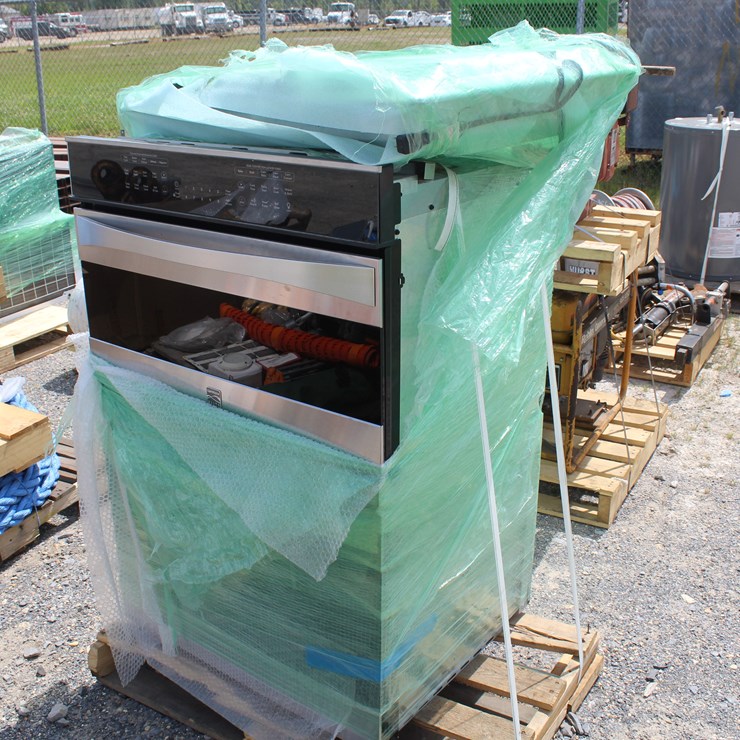 #8007 • KENMORE ELITE DOUBLE MICROWAVE/ CONVERSION OVEN AND STOVETOP