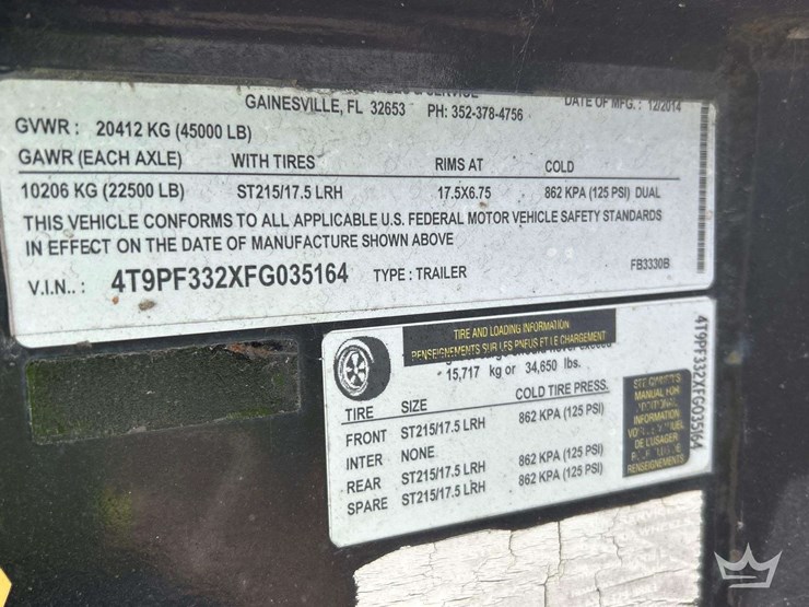 2015-texas-trailers-fb3330b-33ft.-22-ton-t/a-tag-trailer-image-5