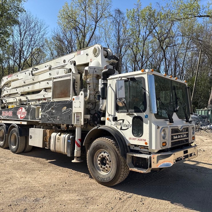 2020 PUTZMEISTER/SANY SY38Z-200 38M MOUNTED ON 2020 MACK TE64 6X4 CONCRETE PUMP TRUCK