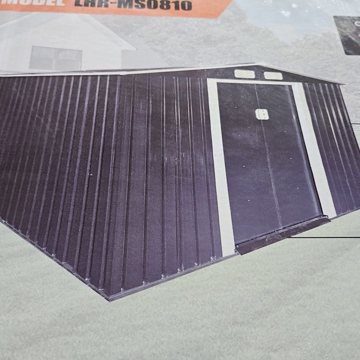 LANDHONOR GALVANIZED METAL SHED