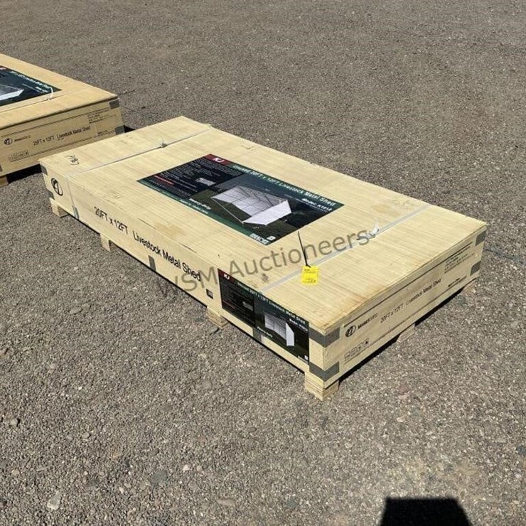 KJ K1912 20FT X 12FT METAL LIVESTOCK SHED