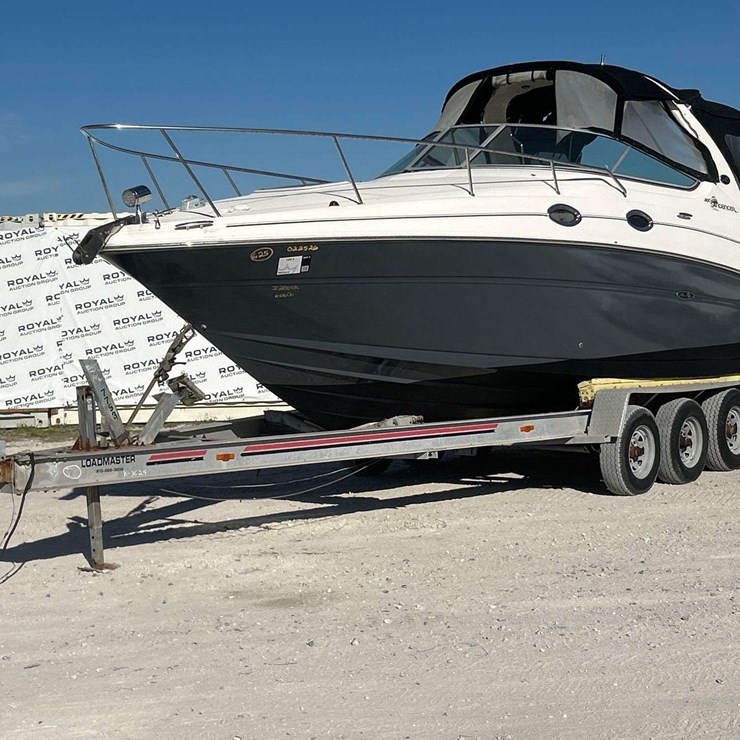 2006 Sea Ray Sundancer 31ft Boat w/ Loadmaster 28ft Tri-Axle Boat Trailer