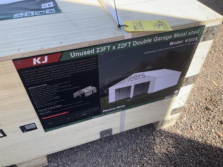 kj-k2223-23ft-x-22ft-double-garage-metal-shed-image-5