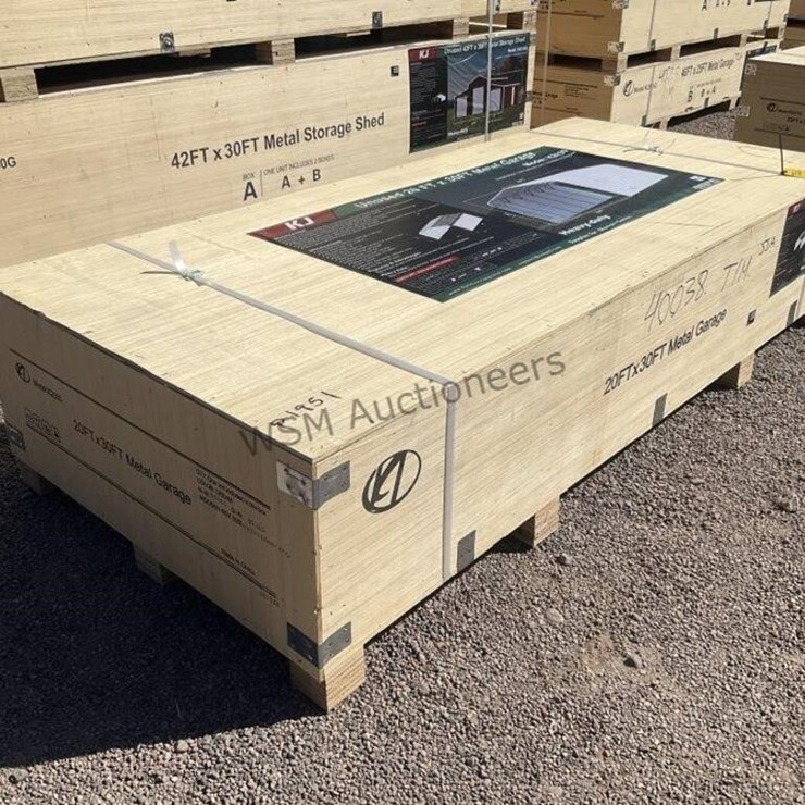 KJ K2030 20FT X 30FT METAL GARAGE