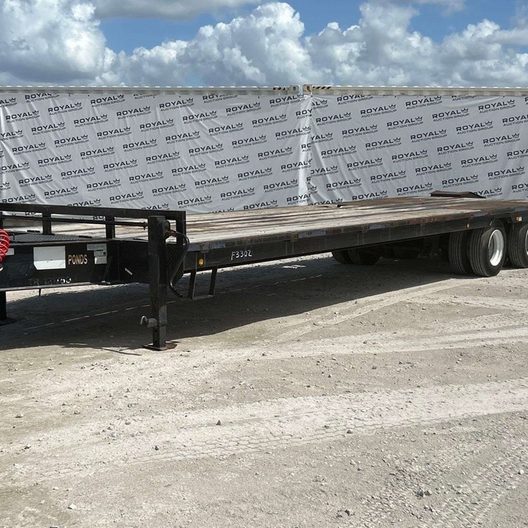 2015 Texas Trailers FB3330B 33ft. 22 Ton T/A Tag Trailer