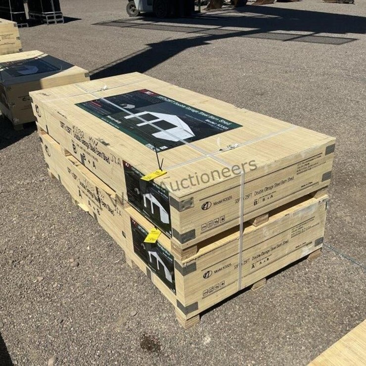 KJ K3325 33FT X 25FT DOUBLE GARAGE SHED