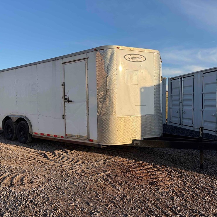 2017 Leonard 21' Box Trailer