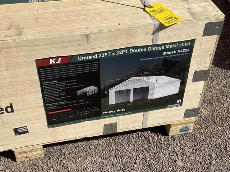 kj-k2223-23ft-x-22ft-double-garage-metal-shed-image-5